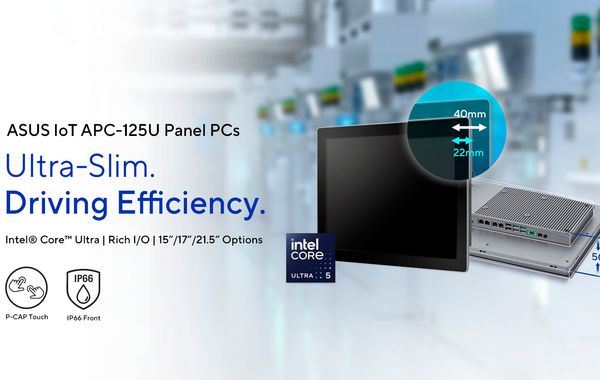 ASUS IoT Launches APC-125U Ultra-Slim Panel PC Series